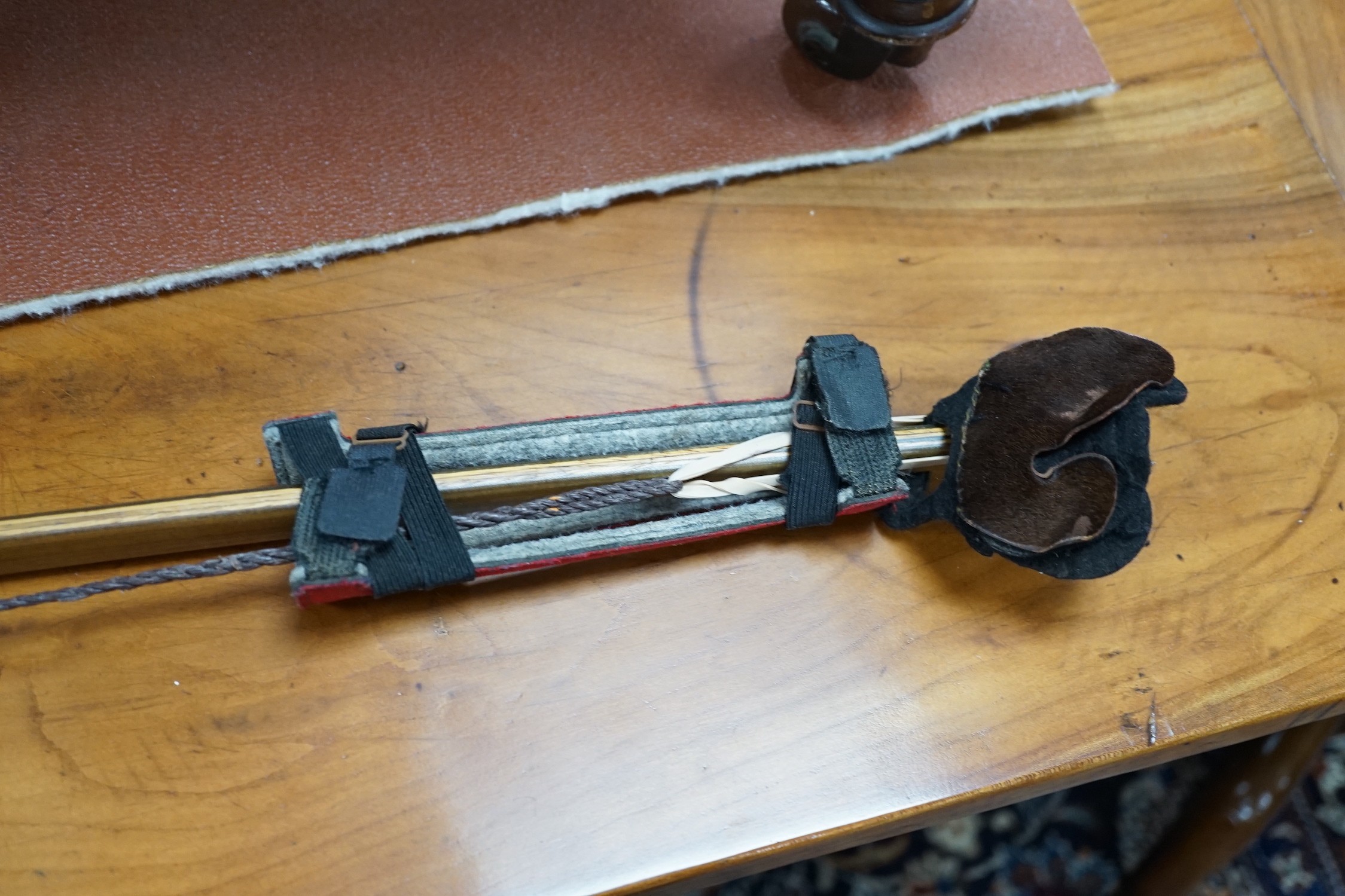An archer's longbow, approx 180cm long